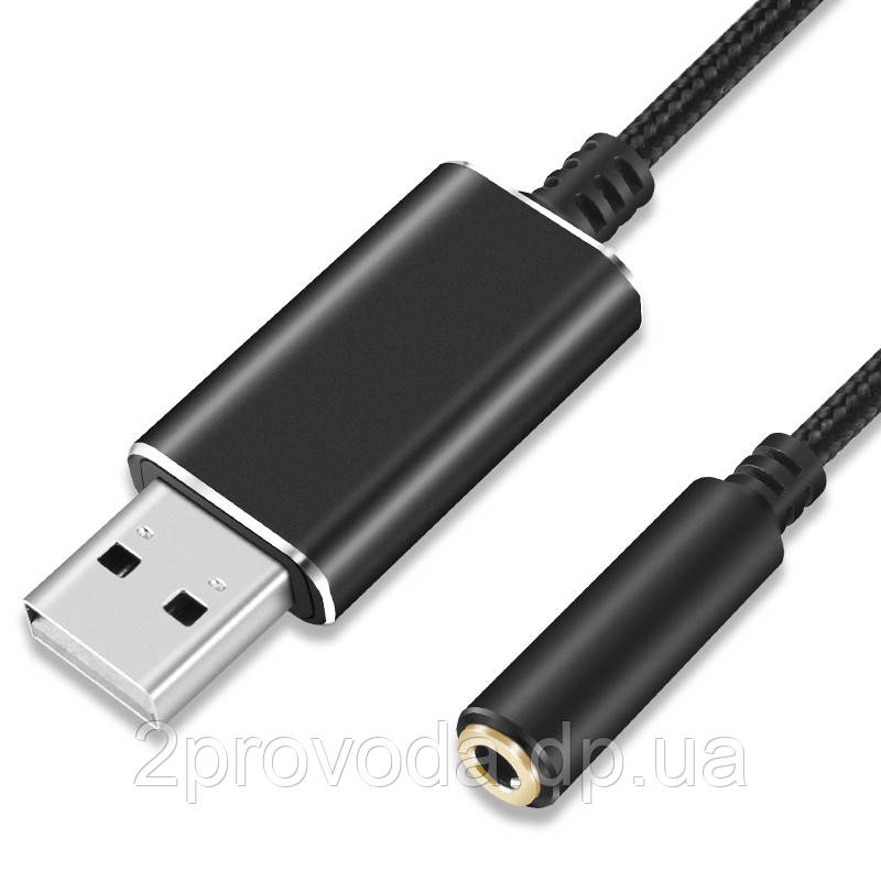 Зовнішня звукова карта USB AUX 2.0 Channel 0.2 аналоговий чіп