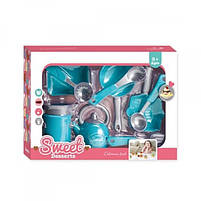 Посуд XY88-21 сковорідки, чайник, каструлі кухонний набір, в коробці, 38,5-27-9см, фото 2