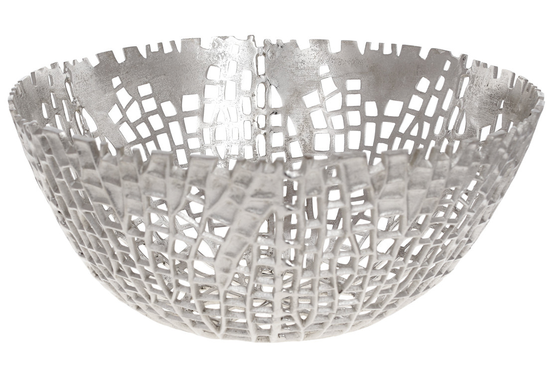 Декоративна чаша Модерн 45*20см, колір - срібло - 2 шт УПАКОВКА ТОВАР ВІД ВИРОБНИКА