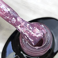 База для нігтів камуфлююча з рожевими хлоп'ями поталі (фольги) Potal Base Sweet Nails №01 8мл