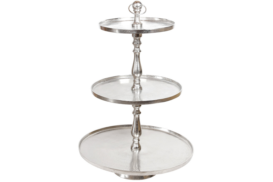 Підставка триярусна 100см, колір - срібло ТОВАР ВІД ВИРОБНИКА