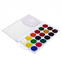 Акварельні фарби (акварель) Творчість 18 кольорів без пензлика Гамма 400104, для дітей від 3 років