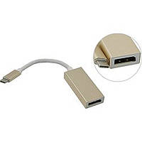 Адаптер (переходник) TYPE-C USB 3.1 M/DP F (15 см)
