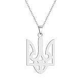 Срібна підвіска з Українським Тризубом захисний талісман, фото 3