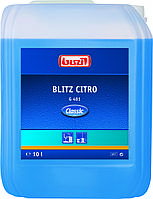 G481 Blitz Citro, нейтральное универсальное моющее средство со свежим ароматом цитрусовых, Buzil