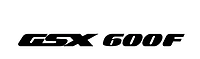 Виниловая наклейка на авто - SUZUKI GSX 600F розмір 20 см