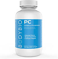 BodyBio PC Phosphatidylcholine / Фосфатидилхолин Повышение памяти и внимания 100 капс