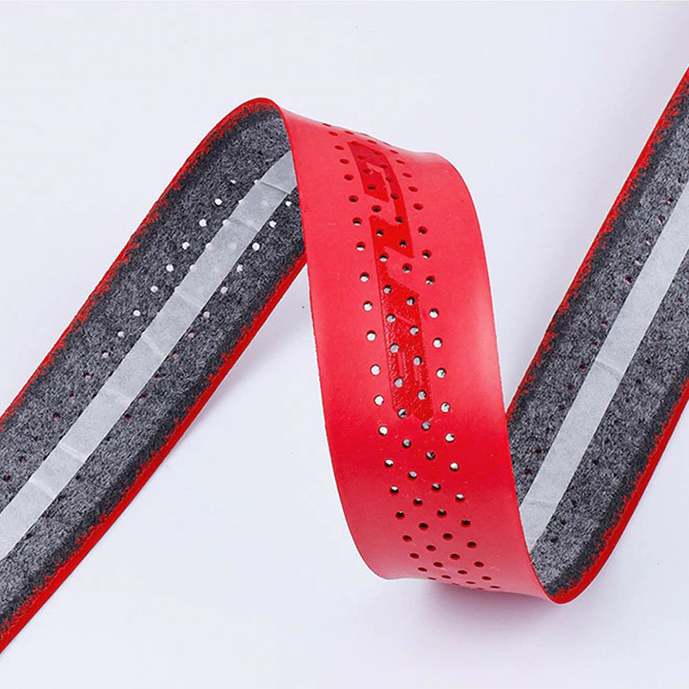 Обмотка керма велосипеда із заглушками GUB 1620 PU+EVA червоний