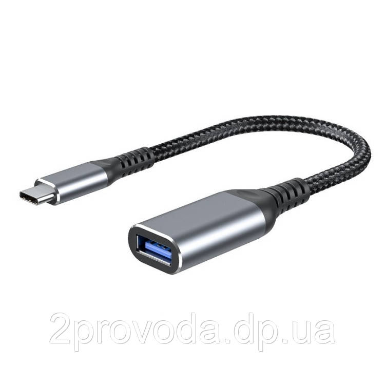 Адаптер перехід Type-C to USB 3.0 OTG, фото 1