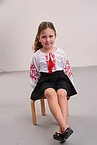 Вишиванка для дівчинки «Птах у квітах», фото 5