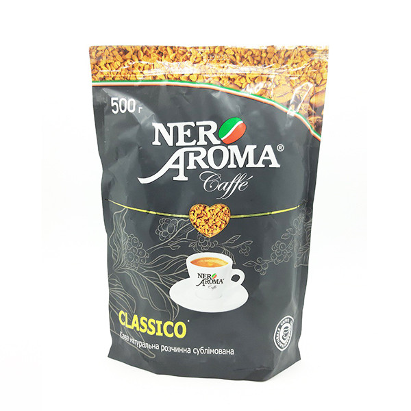 Кава розчинна Aroma Nero Black 500 гр.
