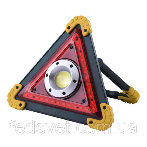 Світильник світлодіодний COB+36SMD RED, ЗУ micro USB, 2x18650/4xAA, аварійний знак