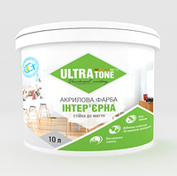 Акриловая краска интерьерная "Ultratone" стойкая к мытью