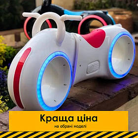 Біговел TILLY GS-0020 White/Red з LED-підсвічуванням, bluetooth та звуковими ефектами Біло-червоний Акція до 07.04