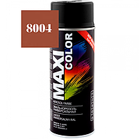 Краска аэрозольная MAXI COLOR RAL 8004 универсальная декоративная медно-коричневый 400мл