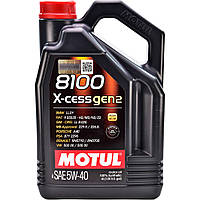 Motul 8100 X-cess gen2 5W-40 4л (368207/109775) Синтетическое моторное масло