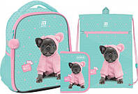 Школьный набор Kite Studio Pets рюкзак + пенал + сумка SET_SP22-555S-2