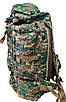 Рюкзак чоловічий військовий тактичний великий міцний колір піксель на 75 літрів, фото 3