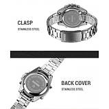 Чоловічий спортивний наручний годинник Skmei Daytona (silvery), фото 9