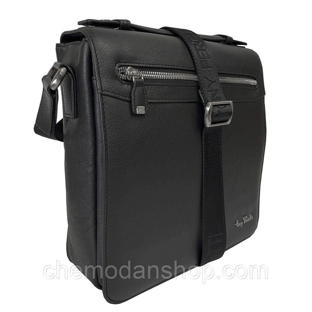 Сумка шкіряна Contatto 9207-24 nero чорний