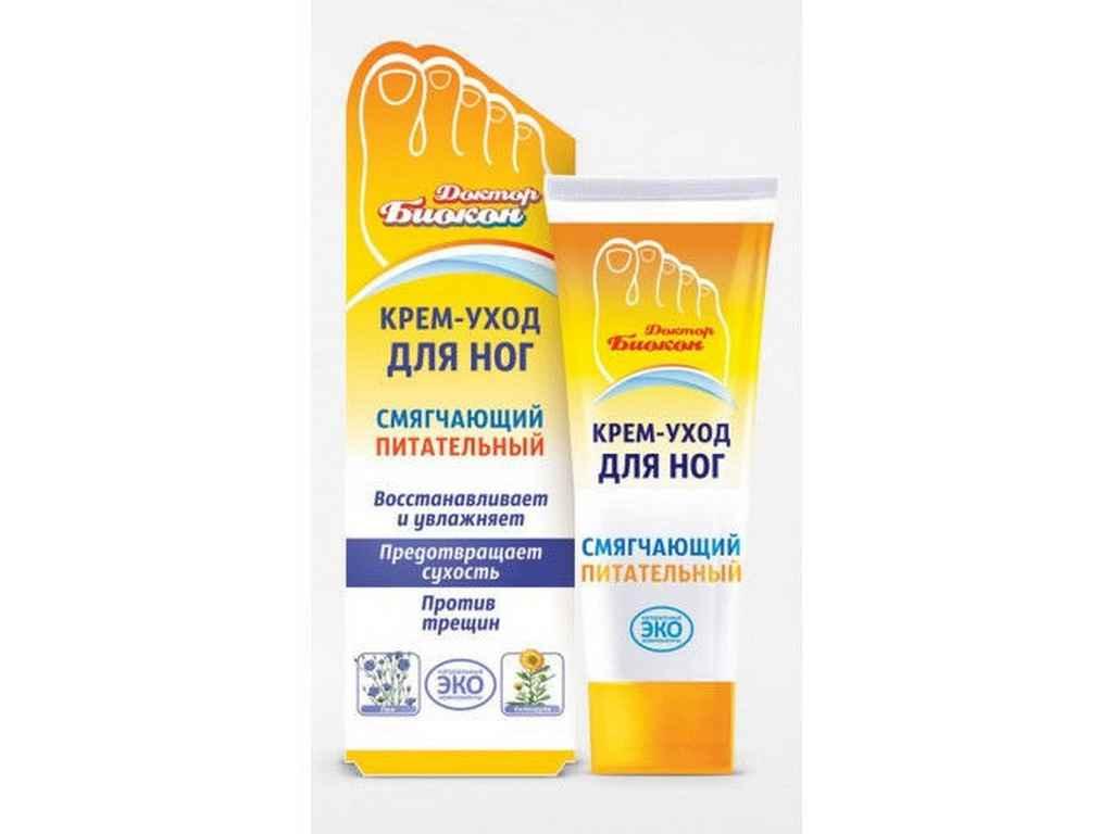 Крем-догляд д/ніг Доктор Биокон помякш., живильний,75мл. ТМ БИОКОН, фото 1