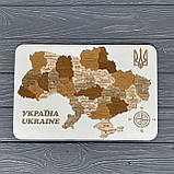 "Україна", дерев'яний пазл, 35*23 см, розвиваючі конструктори і пазли, фото 2