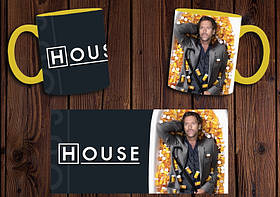 Чашка "Доктор Хаус" / Кружка House M.D. №1 Жовтий