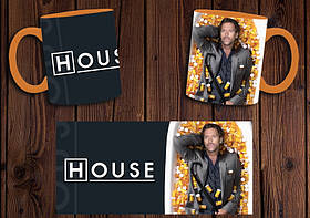 Чашка "Доктор Хаус" / Кружка House M.D. №1 Помаранчевий