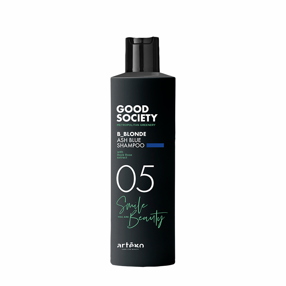 Шампунь відтіночний Artego Good Society 05 B-Blonde Ash Blue Shampoo з попелясто-синьою пігментацією 250 мл
