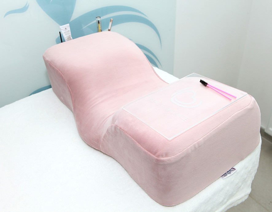 Ортопедична подушка під голову для нарощування вій Beauty Balance® LASH рожевий, фото 1