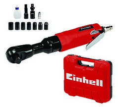 Пневматична тріскачка, набір торцевих головок 1/2" Einhell TC-PR 68: головки 9/10/11/13/14/17/19 мм, кейс