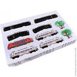 Залізниця зі звуком і світлом 33 предмети «Electric rail train» (JHX8813), фото 3