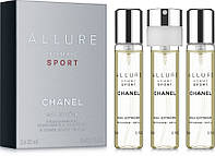 Оригинал Chanel Allure homme Sport 3x20 ml ( Шанель аллур ром спорт ) туалетная вода