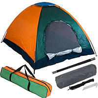 Двухмесная палатка для походов ( 200х100 см ) / Туристическая палатка / Палатка для кемпинга на 2 человека