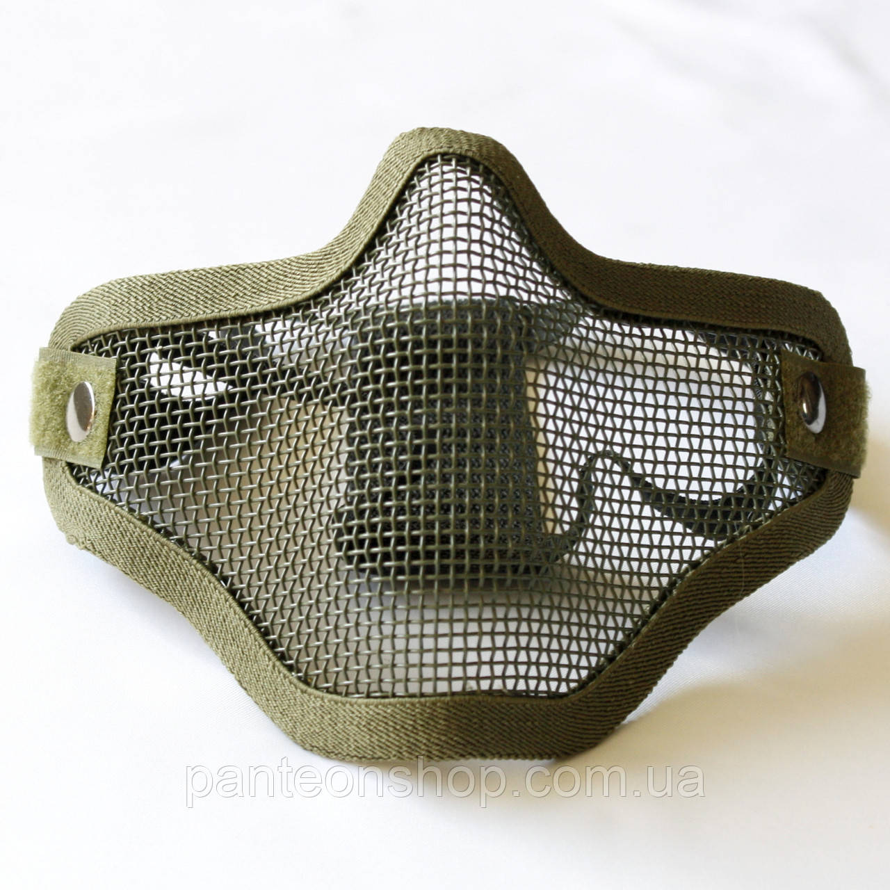 Маска-сітка на нижню частину обличчя олива (для Airsoft, Страйкбол)