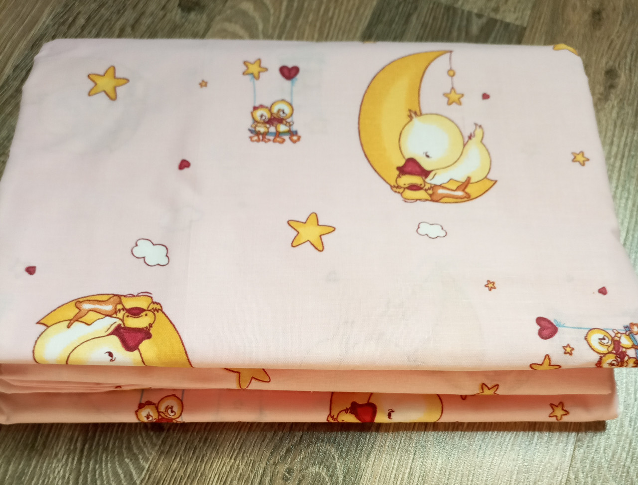 Комплект постільної білизни в дитяче ліжечко 120х60 "Я немовля" Руно, 3 одиниці, фото 1