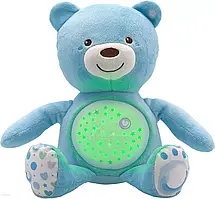 Ведмедик з проектором Chicco First Dreams Blue