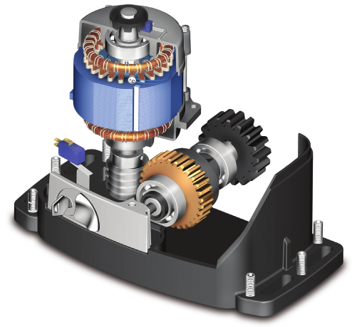 Купить Двигатель Roger Technology R30/804 для откатных ворот до 800 кг ...