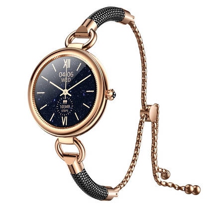 Жіночий розумний смартгодинник Smart Monica Gold, фото 1