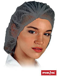 Шапочка гармошка одноразова чорна (шарлотта разова) CZE-CLIP B