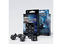 Настольная игра Q-Workshop Набор кубиков Classic RPG Black & white Dice Set (7 шт.) (SCLE01)