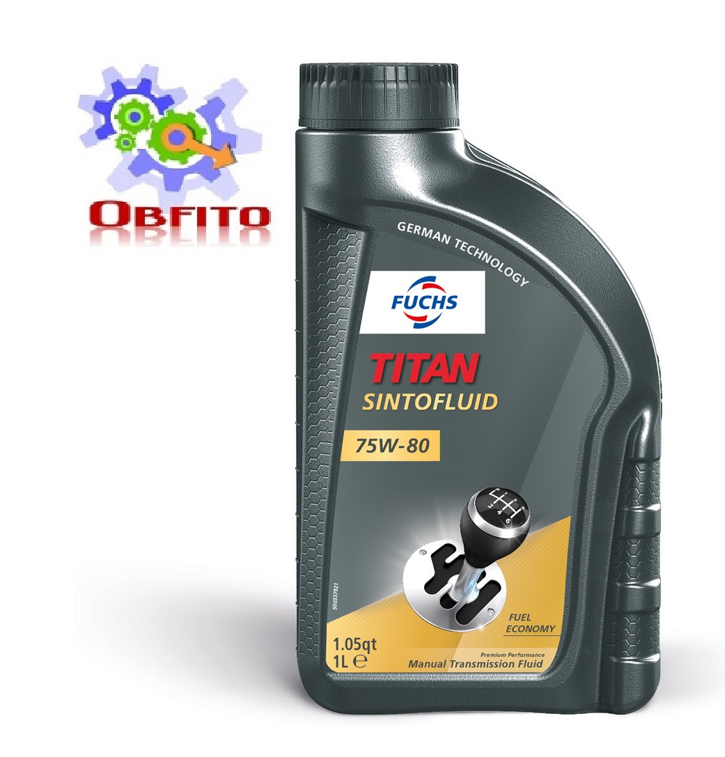 Трансмісійна синтетична олива Fuchs TITAN SINTOFLUID SAE 75W-80, 1л