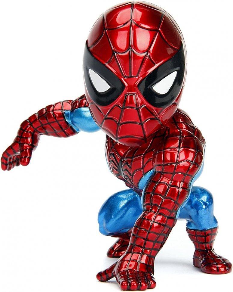 Фігурка Jada Toys Metals Diecast: Marvel Classic Spiderman Figure Людина-павук метал