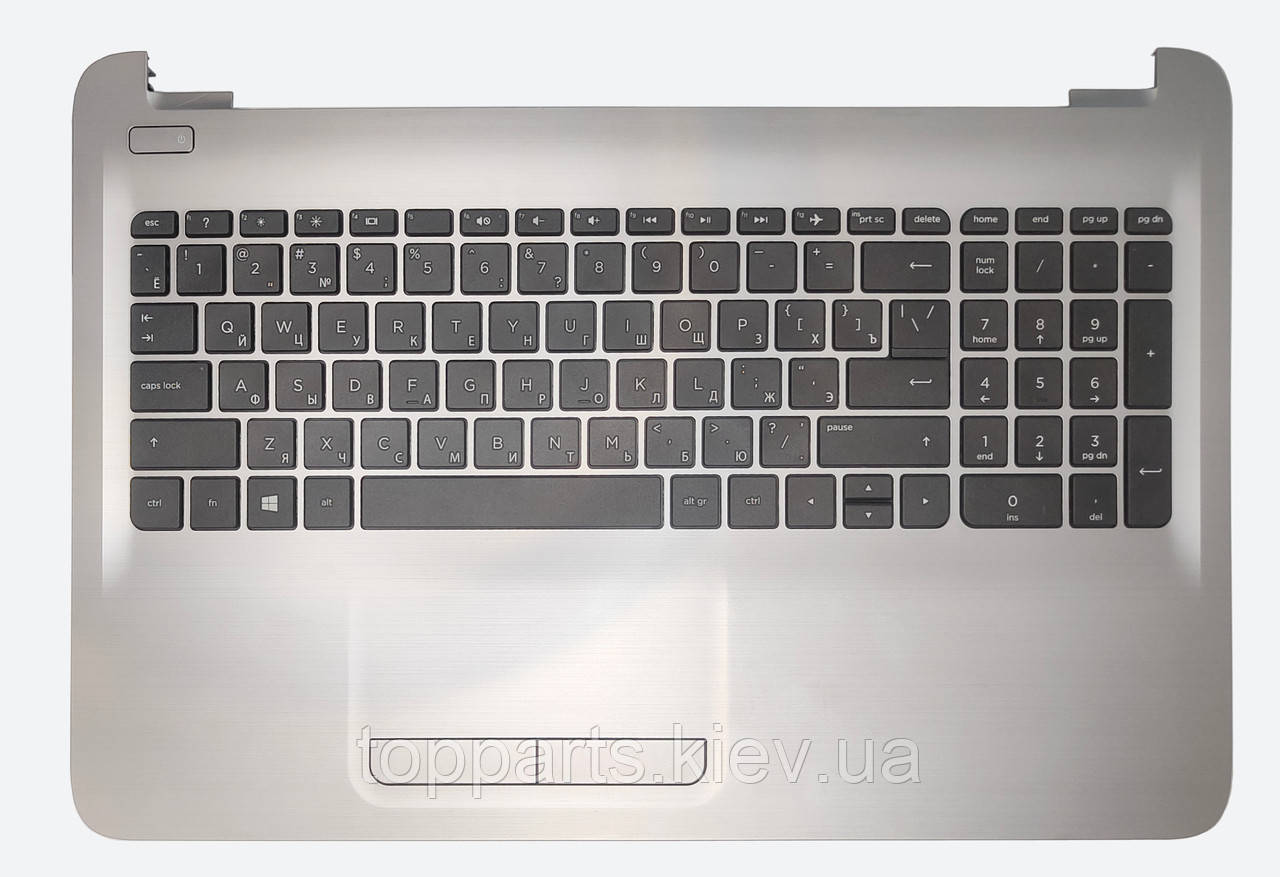 Клавіатура для ноутбуків HP ProBook 250 G4, 250 G5, 255 G4 чорна в топкейсі RU/US