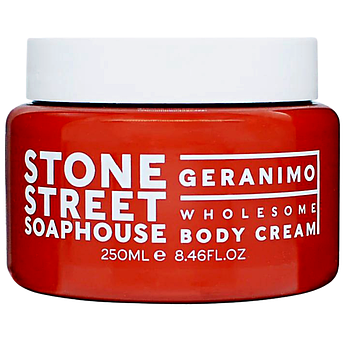 Зволожувальний крем для тіла з олією герані Stone Street Soaphouse Geranimo Body Cream 250 мл