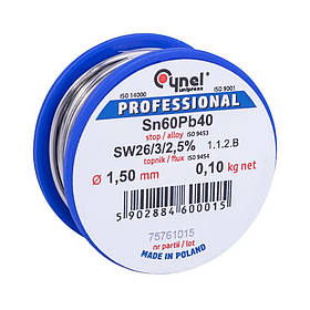 Припой 1,5мм 100g 12461724