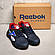 Чоловічі шкіряні кросівки весна/осінь Reebok Street Style Blue Чорні, фото 10