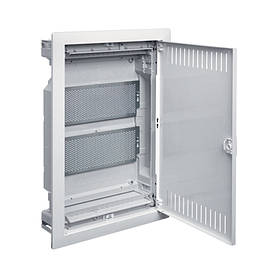 Розподільчий щит Hager VOLTA Мультимедійний 2-рядний внутрішній з металевими дверями VU24NWB