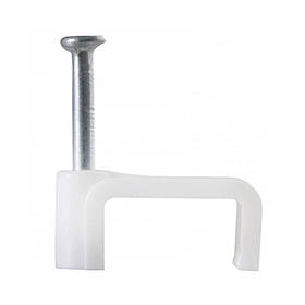 Скоба з цвяхом АСКО 12мм плоска (100шт в уп.) 00001452