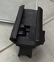 Цілик DLG TACTICAL (DLG-074) передній і задній, затискач, колір Чорний, полімер, кріплення на Picatinny, фото 2